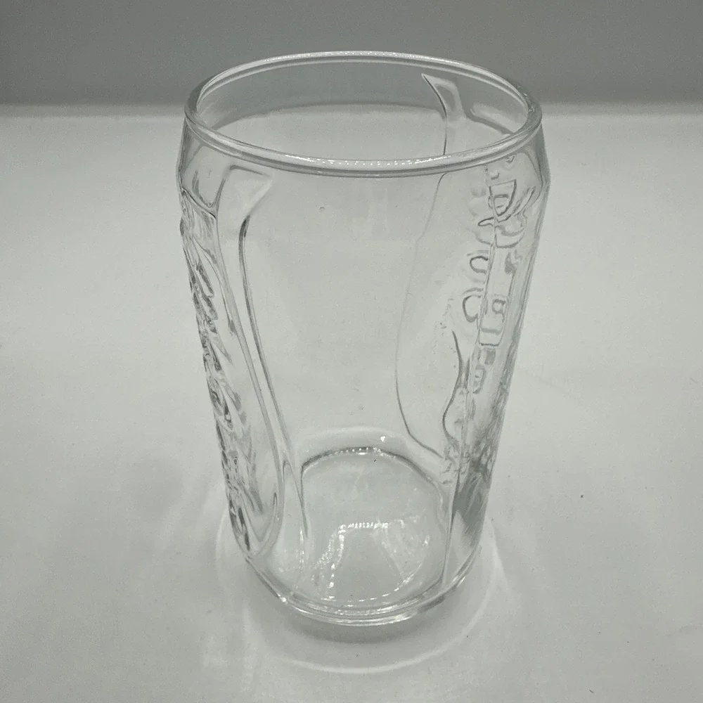 Genuine Coca-Cola Clear Glass Can Sized Cup 5